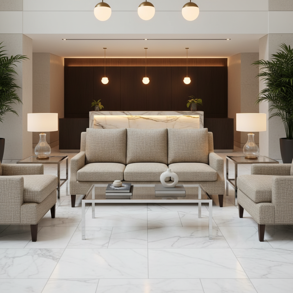 Tweed Bay - Khaki Upholstered Sofa | Architectural Fabrics