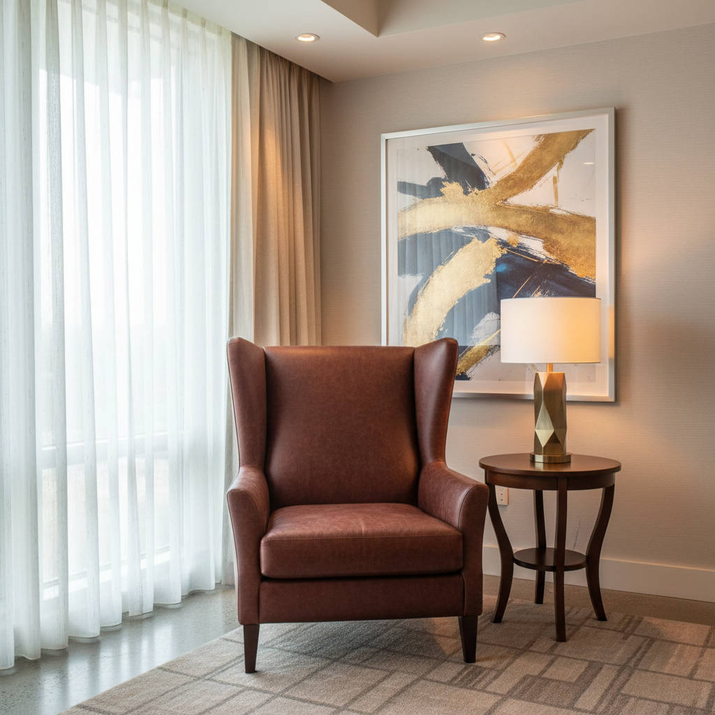 Aire Pebbled - Russet Breathable Polyurethane Upholstered Chair | Architectural Fabrics