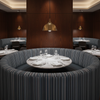 Vista Point - Twilight Upholstered Banquette | Architectural Fabrics