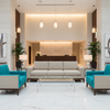 Turquoise Bay - Oat Upholstered Sofa | Architectural Fabrics