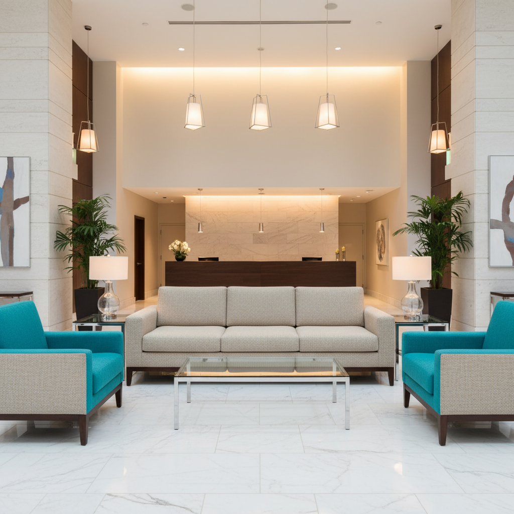 Turquoise Bay - Oat Upholstered Sofa | Architectural Fabrics