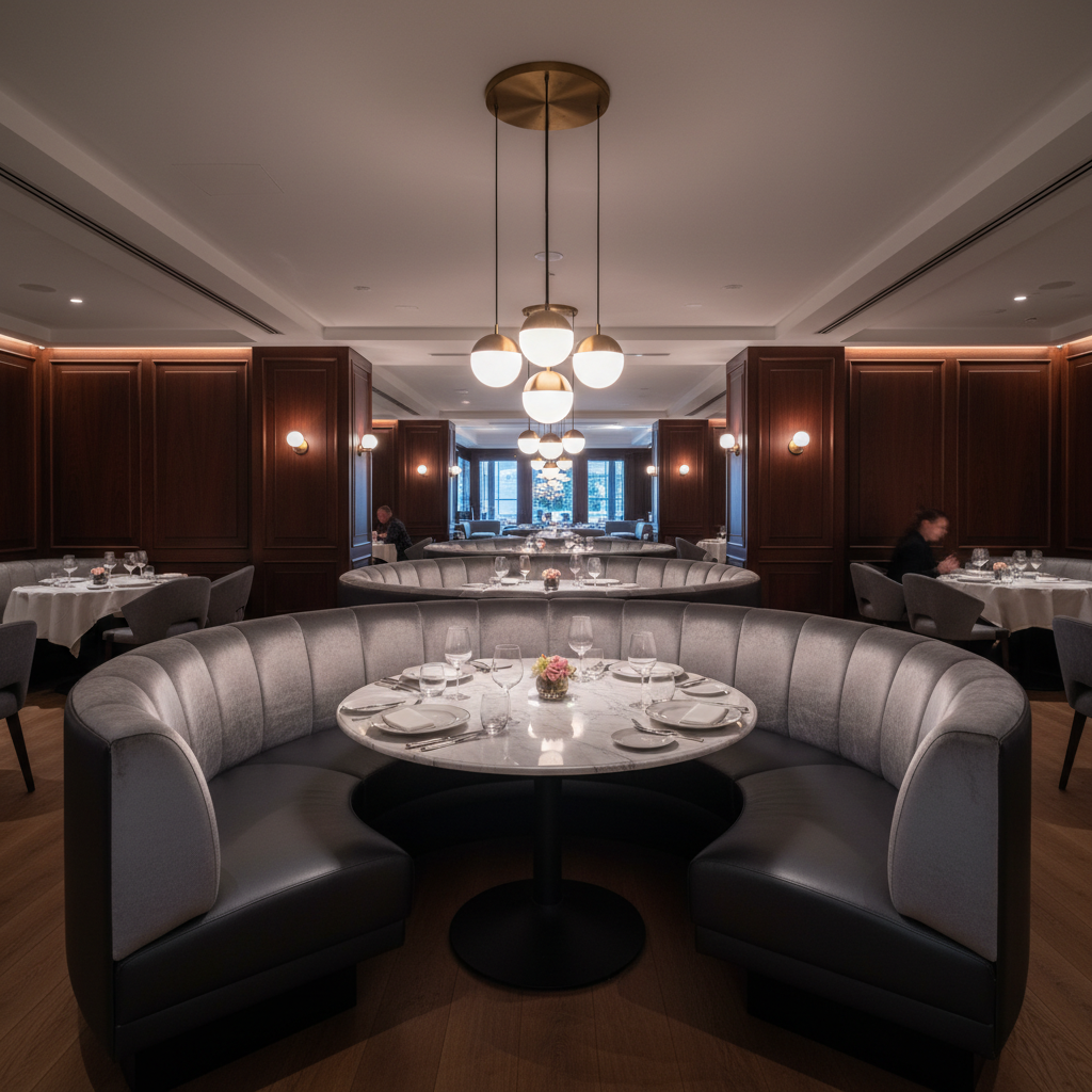 Richlands Antique Upholstered Banquette | Architectural Fabrics