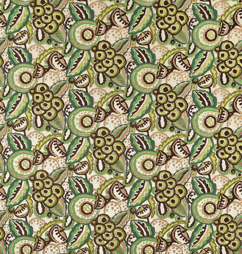 DWCY-900299 Nina Campbell Fabric Chartreuse Dominant designer-wallcoverings-los-angeles