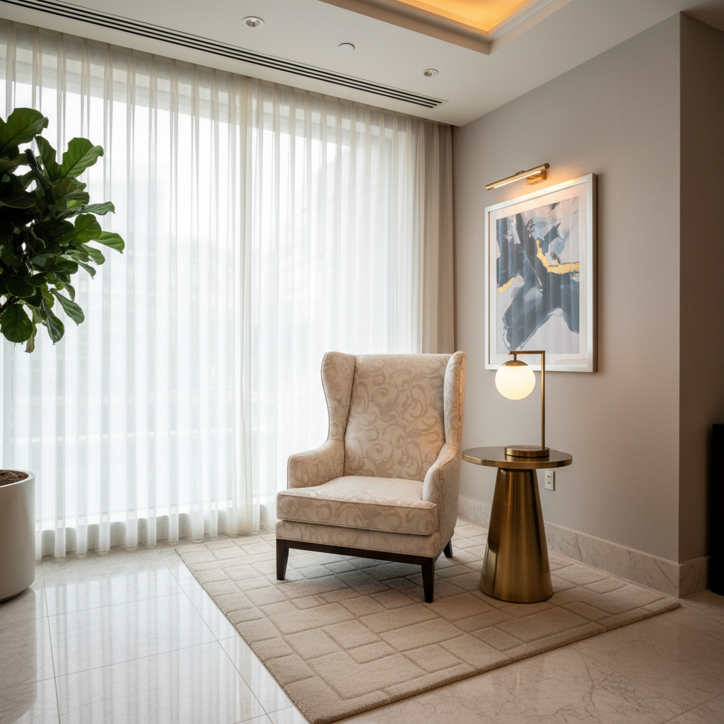 Christiansburg Cream Upholstered Chair | Architectural Fabrics