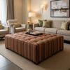 Vista Point - Fierce Upholstered Ottoman | Architectural Fabrics