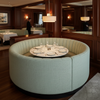Tweed Bay - Mint Upholstered Banquette | Architectural Fabrics
