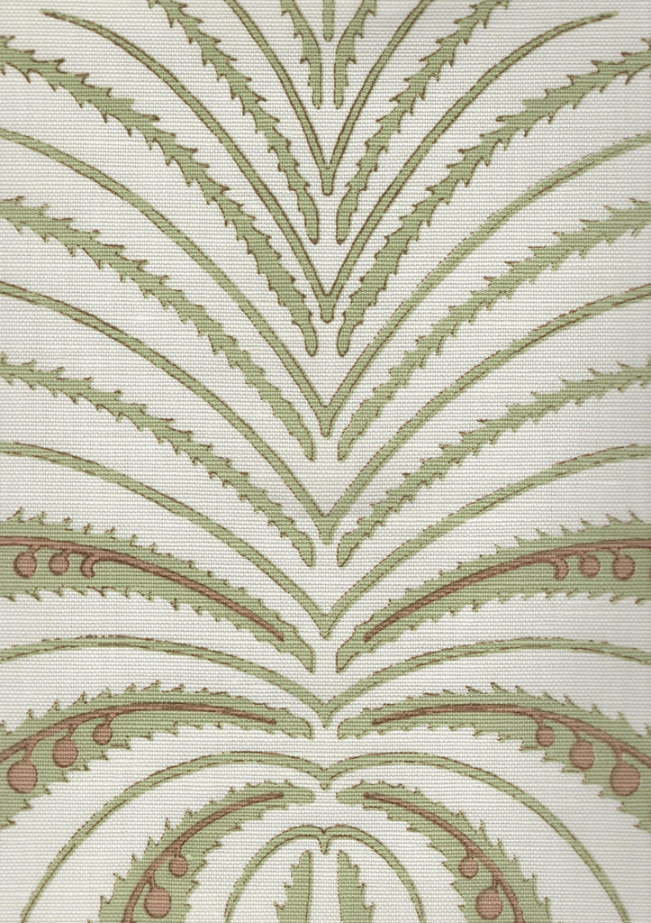 Palm Garden, Celadon / Hazelnut on Light Tint