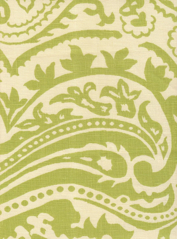 Celadon on Cream Wallcoverings | Home Couture