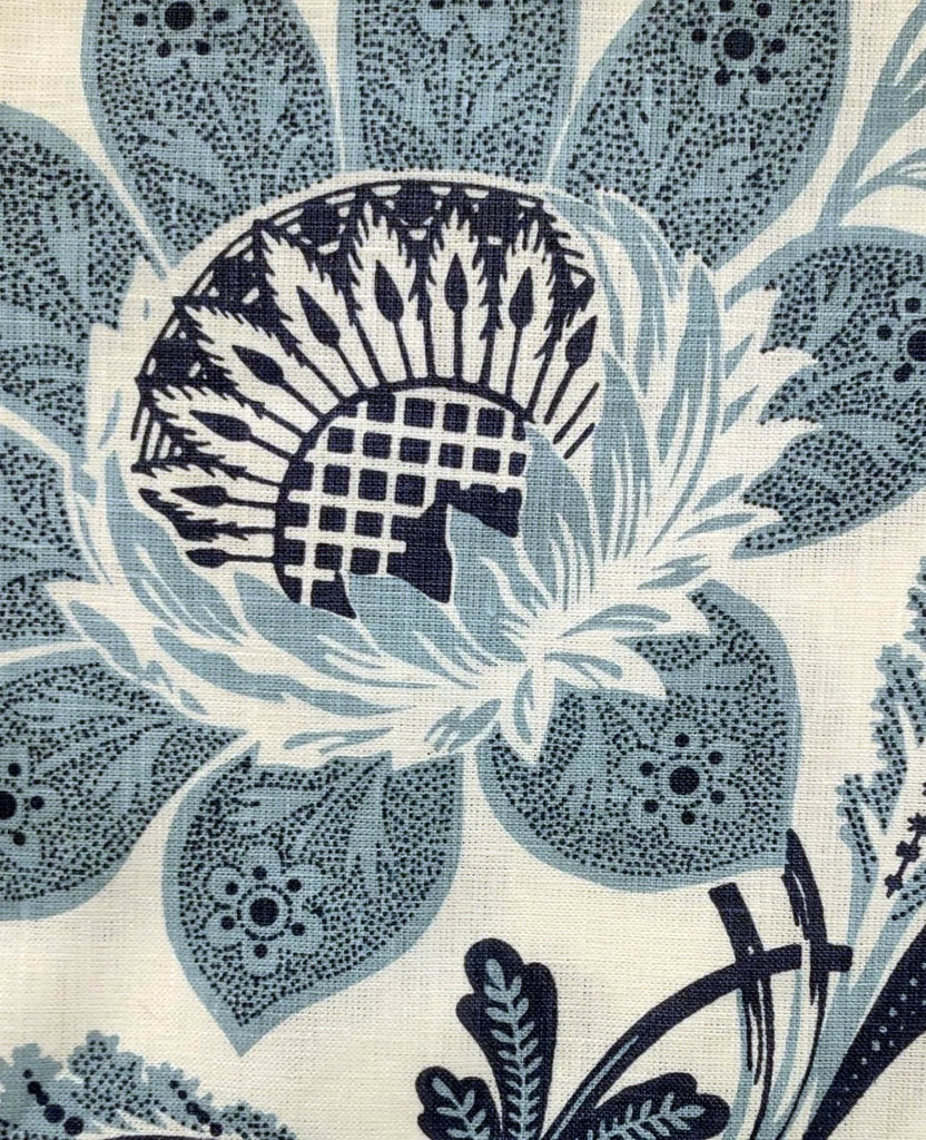 Celestina Medium Blues on White