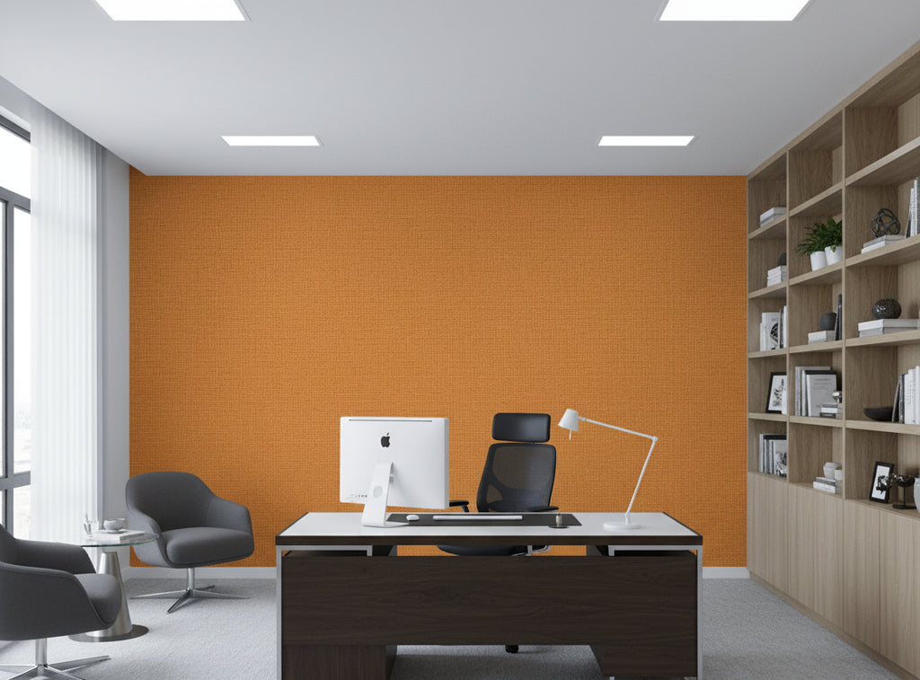 Cezanne Linen & Viscose Textile | Phillipe Romano - office room setting