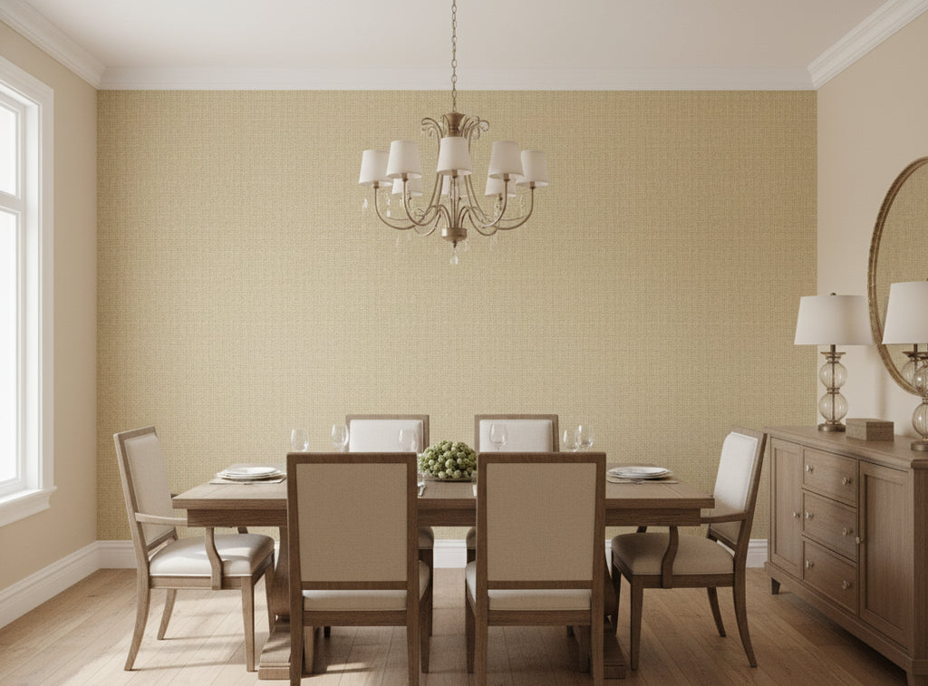 Cezanne Linen & Viscose Textile | Phillipe Romano - dining room room setting