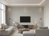 Cezanne Linen & Viscose Textile | Phillipe Romano - living room room setting