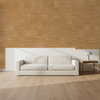 Nantucket Grasscloth Tan Brown Wallcovering | Phillipe Romano room setting