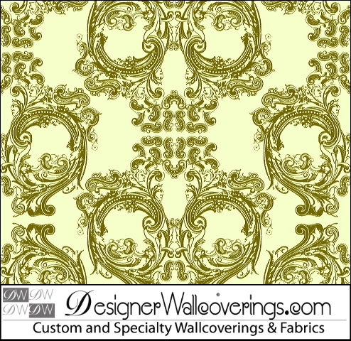 Noah's Baroque Skulls Wallcovering | DW Bespoke Studios