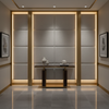 Fine Woven Texture Soft Silver Upholstered Wall Panel | Architectural Fabrics