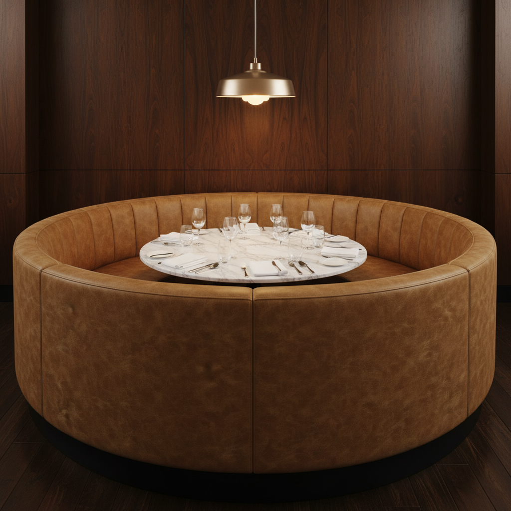 Baroque - Baroque Performance Vinyl Upholstered Banquette | Architectural Fabrics