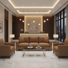 Fine Pebble Grain Cocoa Bean Upholstered Sofa | Architectural Fabrics