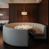 Vivace Reef - Helium Upholstered Banquette | Architectural Fabrics