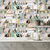 Charleston Tower Pastel Multi Wallpaper | Brand McKenzie