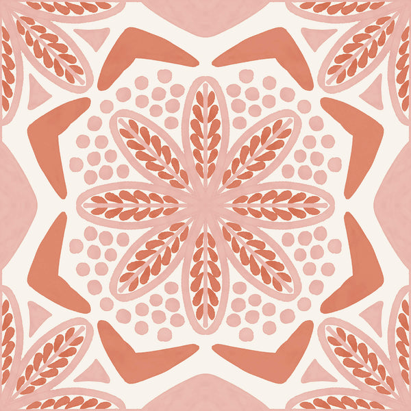 Charlotte Peel and Stick Floor Tiles | Jeffrey Stevens Wallcovering