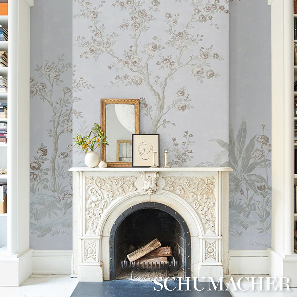 Charlotte's Garden 2 Panel Set - Periwinkle - Image 7