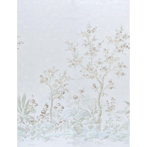 Charlotte's Garden 2 Panel Set - Periwinkle Wallcovering | Schumacher