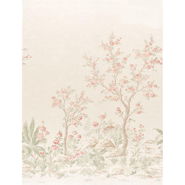 Charlotte's Garden 2 Panel Set - Petal Wallcovering | Schumacher