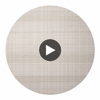 Chataqua Metallic Contemporary Durable Vinyl | Hollywood Wallcoverings Circular Swatch | Hollywood Wallcoverings