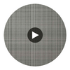 Chataqua Metallic Contemporary Durable Vinyl | Hollywood Wallcoverings Circular Swatch | Hollywood Wallcoverings