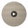 Chataqua Metallic Contemporary Durable Vinyl | Hollywood Wallcoverings Circular Swatch | Hollywood Wallcoverings