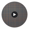 Chataqua Metallic Contemporary Durable Vinyl | Hollywood Wallcoverings Circular Swatch | Hollywood Wallcoverings