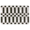 Checker Black Stone Quick Drying Mat | Jeffrey Stevens - Image 1