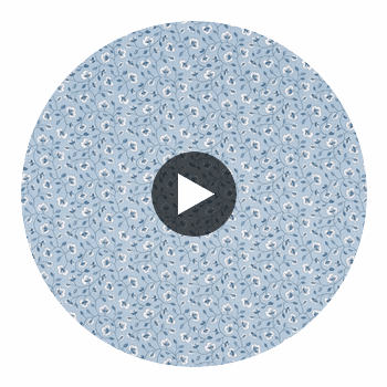 Chelsea Fabrics (af57841) – Blue | Thibaut Circular Swatch | Thibaut