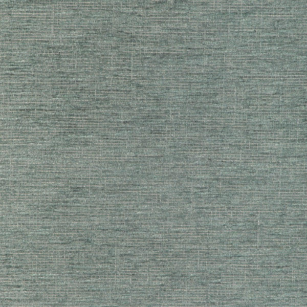 Chenille Aura, Sea Green Wallcoverings | Kravet