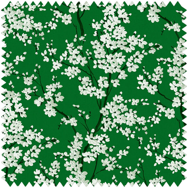Cherry Blossom Emerald  fabric | Coordone Europe