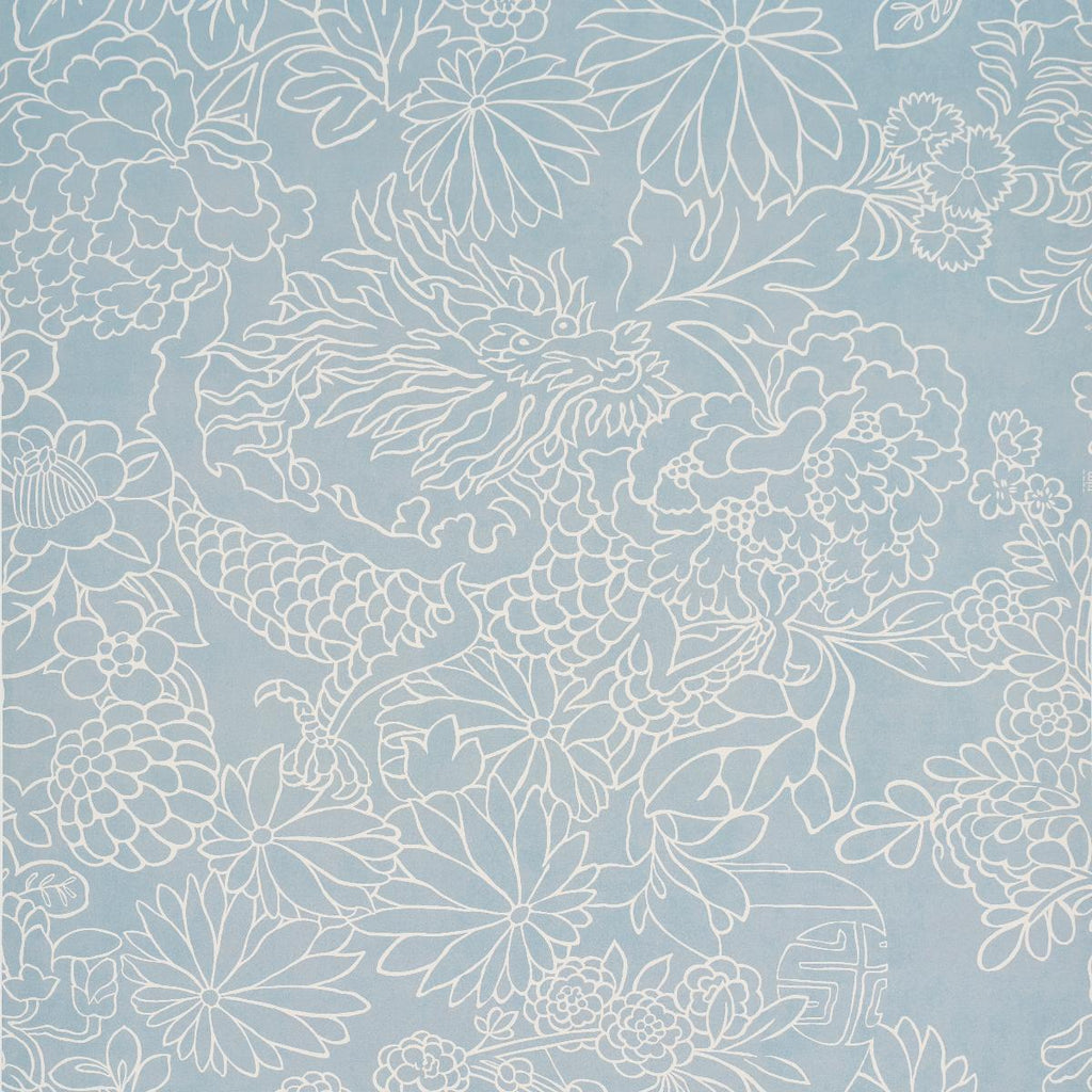 Chiang Mai Dragon Silhouette CIEL DE PROVENCE | Schumacher - Image 14
