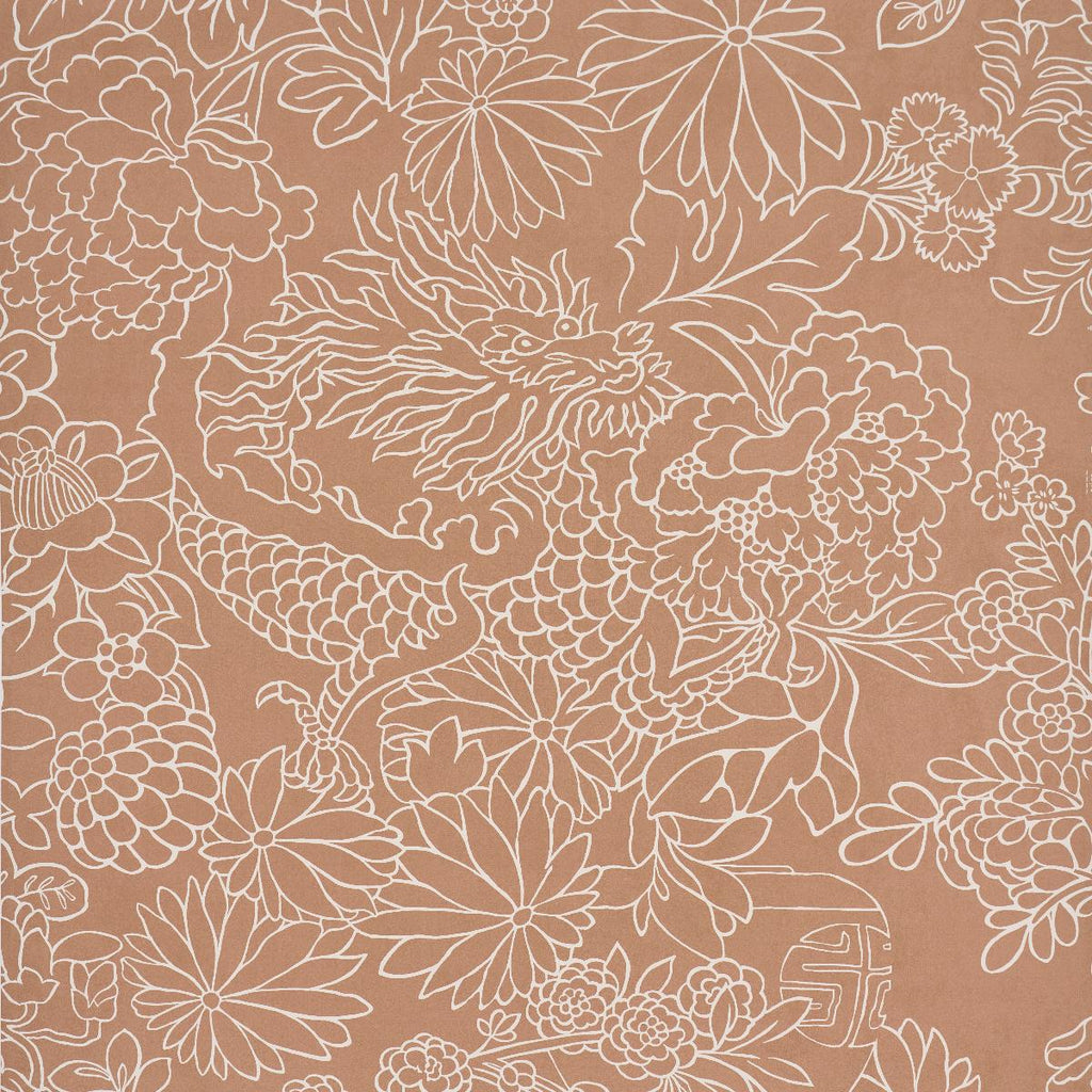 Chiang Mai Dragon Silhouette MEDITERRANEAN SPICE | Schumacher - Image 14