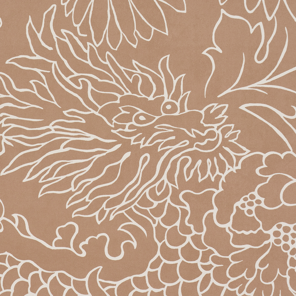 Chiang Mai Dragon Silhouette MEDITERRANEAN SPICE | Schumacher - Image 16