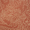 CHIANG MAI DRAGON SILHOUETTE RAFFIA TERRACOTTA | Schumacher - Image 6