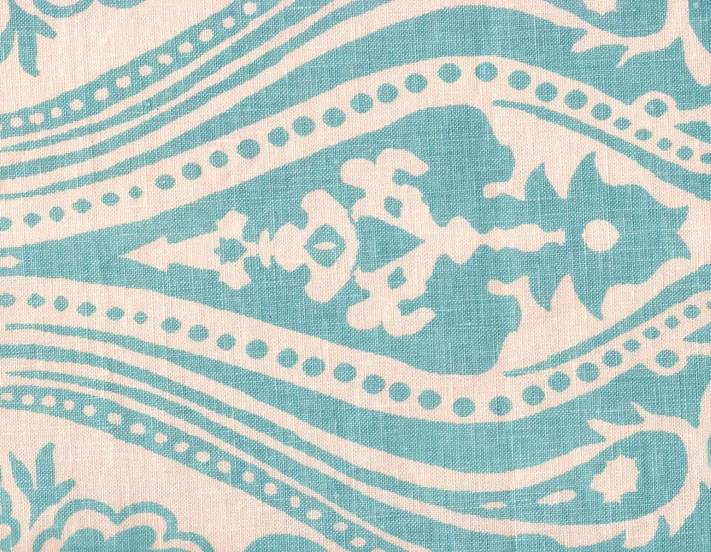 China Blue on Cream