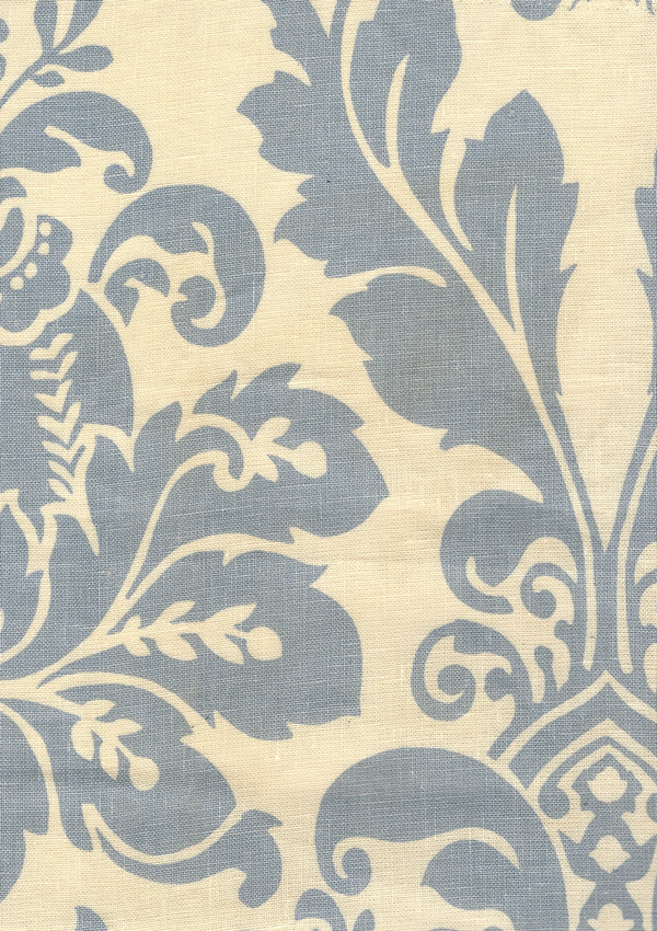 Monty, China Blue on Tint Fabric | Quadrille
