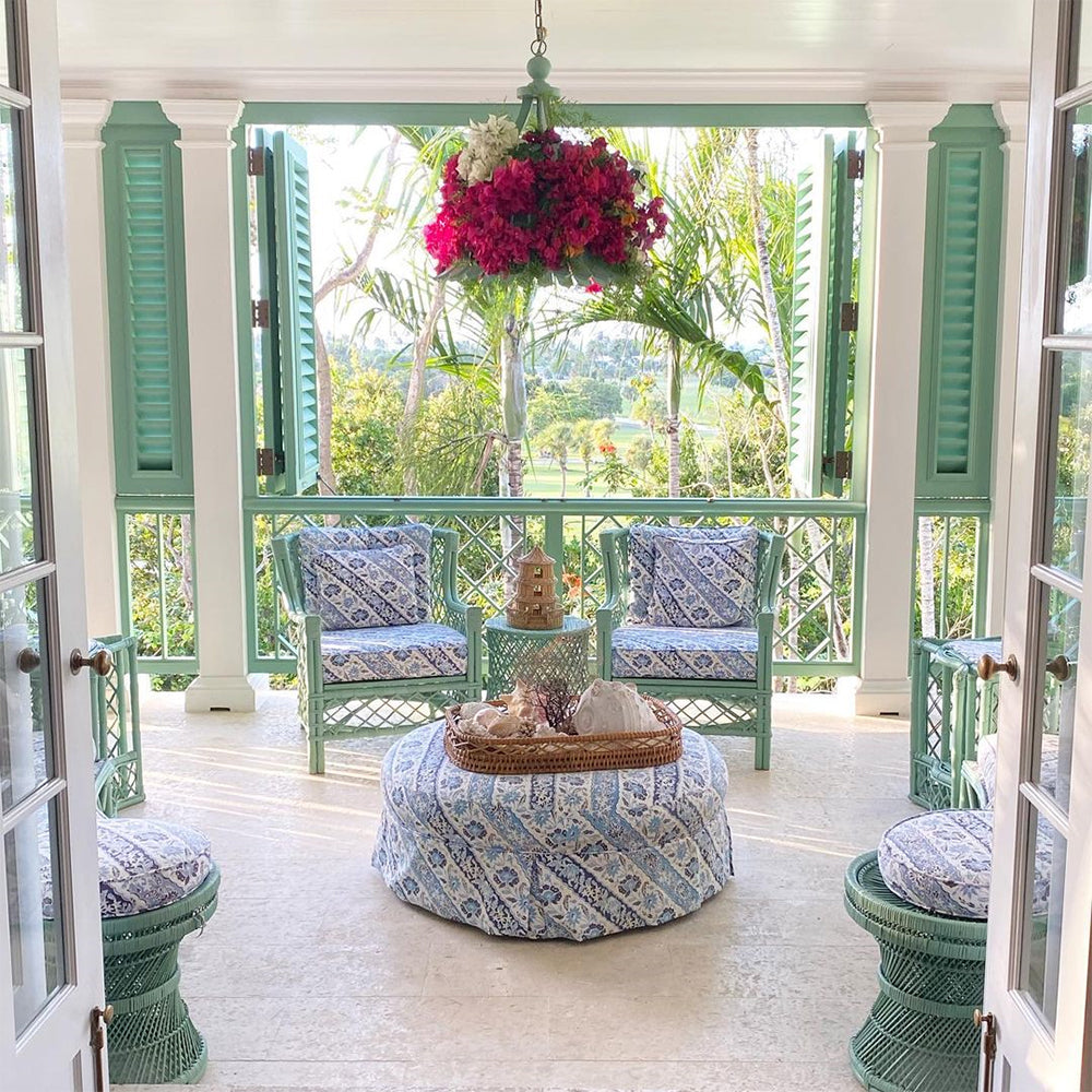 Room setting — Ottoman Amanda Lindroth Baha