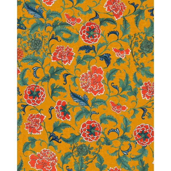 Chinese Ornament - Blue, Green, Orange, Red Wallcovering | Mind the Gap