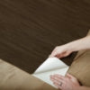 Chocolate Classic Faux Grasscloth Peel and Stick Wallcovering | Jeffrey Stevens - Image 6