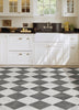 Chris Loves Julia Bonneville Grey & White Marble Peel & Stick Floor Tiles | Jeffrey Stevens - Image 3