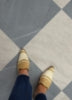 Chris Loves Julia Bonneville Slate Peel and Stick Floor Tiles | Jeffrey Stevens - Image 8
