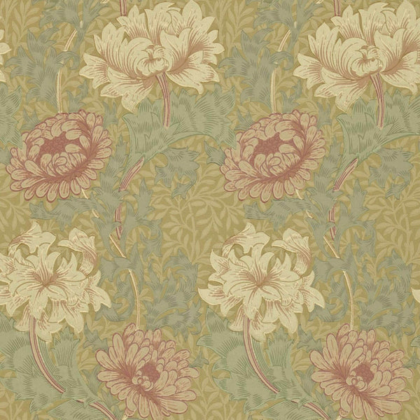 Chrysanthemum Pink/Yellow/Green | Morris & Co.