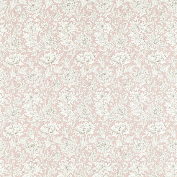 Chrysanthemum Toile Cochineal Pink | Morris & Co.