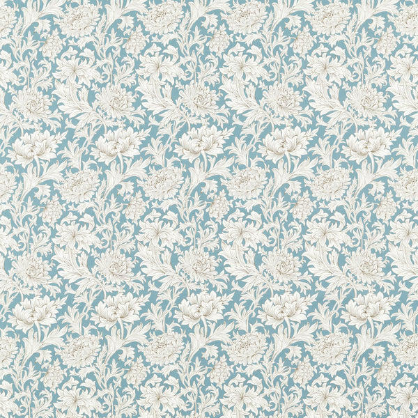 Chrysanthemum Toile Slate | Morris & Co.