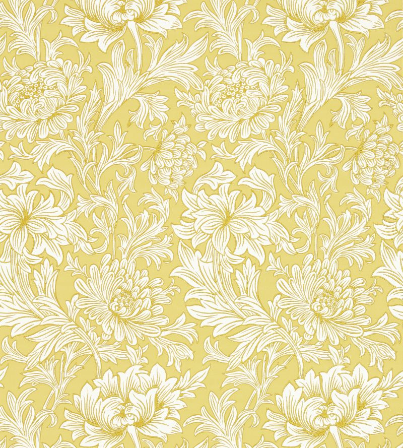 Chrysanthemum Toile Wallpaper Weld  | William Morris